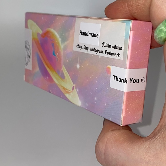 Handmade press on nails. Long coffin shape. StPatrick’s day. 20 nails. 10 sizes - Picture 4 of 16